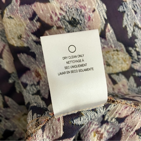 Sachin & Babi X Anthropologie Size 8 Maxi Skirt Waist Tie Jacquard Floral Used - Picture 14 of 14